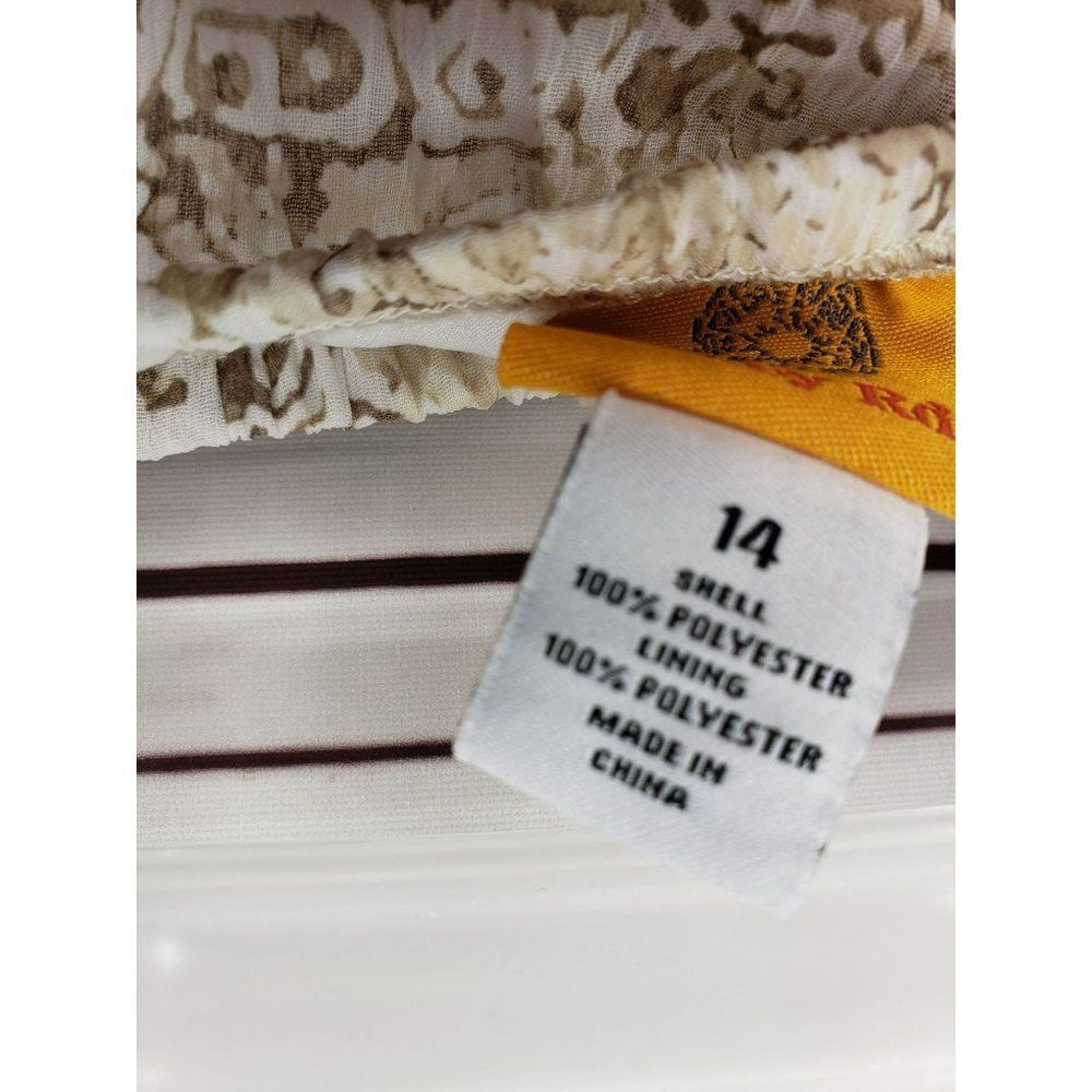 Ruby Rd. Layered Elastic Waist Printed Pleated Si… - image 3